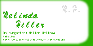 melinda hiller business card